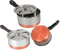 Stainless Steel Sauce Pan with Copper Plating