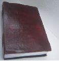 Refillable Handmade Leather Journal in brown color