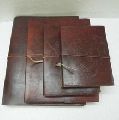 Rustic Step Wise Leather Journals in Celtic Theme