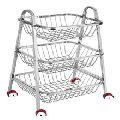 Distinctive Stainless Steel rolling cart trolley cart