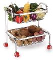 Multipurpose Fruit Vegetable Carts Rolling Storage Rack