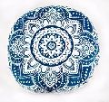 hand screen print latest design round cushion cover pillow