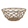 Storage Wire Basket with Rope Woven work