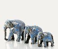 Paper Mache Elephants (Set of 3)