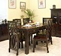 wooden dining table