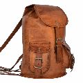 leather school backpack bag