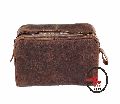 Leather Travel Toiletry Bag