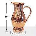 copper hammered jug