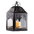 metal garden candle lanterns