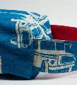 Blue Handmade Cotton Bag