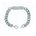 Connector Link Chain Pave Diamond Bracelet