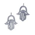 Diamond Hamsa Charm