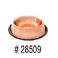 Copper Plated Stainless Steel Pet Dog Bowl