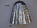 Aluminium industrial pendant light fluted and hammered