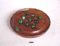 indian rose Wooden Game with glass balls