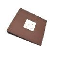 Office stationery use leather 3 ring binder