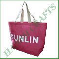 LARGE CANVAS BAG WITH LOGO
