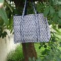 Bindiay Indian cotton quilted tote bag