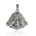 silver charm designer buddha pendant