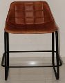 Bistro Leather Bar Chair