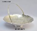 Brass Silver Plated Handle Bowl