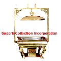 Square Brass Chafing Dish