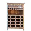 Reclaimed wood furniture wine Rack