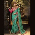 Silk Wedding Wear Resham Work Saree