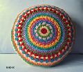 Hand Knitted Cushion Cover Round