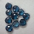 dark blue topaz loose gemstone