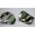 green amethyst twisted beads