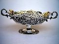 EPNS Brass Silver Plated SALAD Fruit tray
