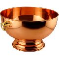 Solid Copper Champagne Bowl and Ice Buckets