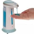 Plastic White and Blue Hygiene Star Liquid Sanitizer Soap Dispenser