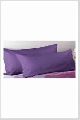 Plain Dyed Purple Cotton Pillow Covers