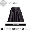 Traditionally Made Fashionable Leather Skirt