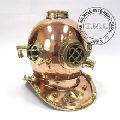 COPPER and BRASS DIVER'S HELMET