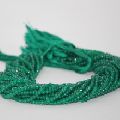 Green Onyx Gemstone Faceted Rondelle Beads