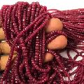 Longido Ruby Faceted Rondelle Beads Strand
