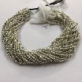 Pyrite Faceted Rondelle Beads