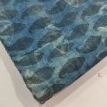 2.5 meter indigo block Umbrella Printed Fabric