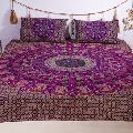 Hand Block Print Indian Handmade bed sheet 100% cotton double size bed cover