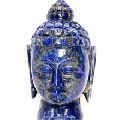 lapis Lazuli Gemstone Premium Buddha Head Handcrafted Statue