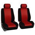 Red & Black Rexine Car Seat Covers