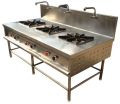 stainless steel three burner gas stoves