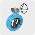 Double Flange Center Disc Butterfly Valves