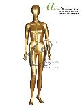 Plastic Golden Full Body gloss fa10 adams ladies mannequin