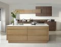 Timber Veneer Kitchen Cabinet