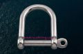 Stainless Steel Screw Pin Wide D Shackles