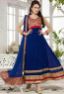 Blue MPS3007 VP Georgette New Designer Semi stiched Salwar Kameez-